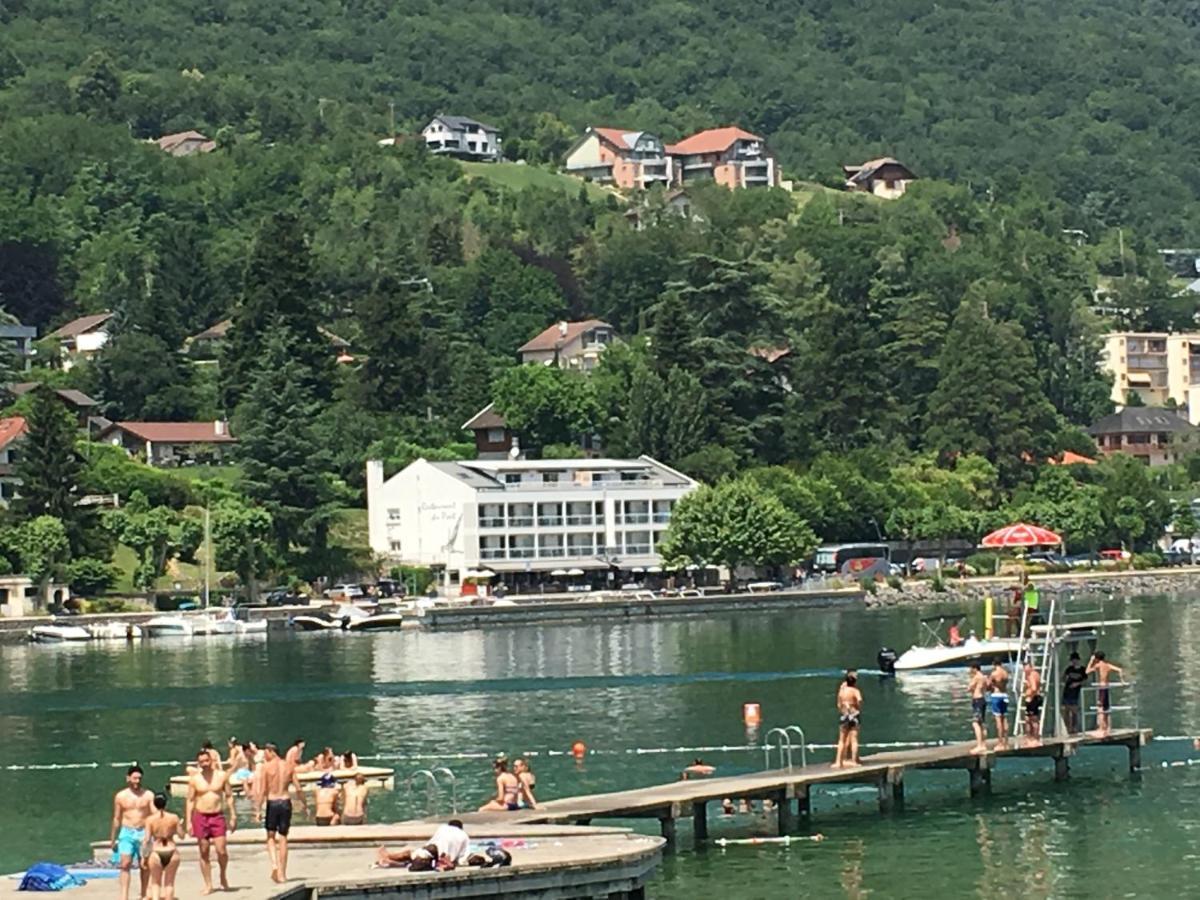 Pause Detente Sur La Port Du Bourget Du Lac Le Bourget-du-Lac Bagian luar foto